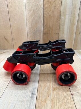Roller Derby Roller Skate Replacement Truck Plate Wheels Black/Red/Carbon Fiber